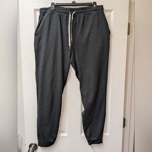 Vuori Heather Black Performance Joggers XL